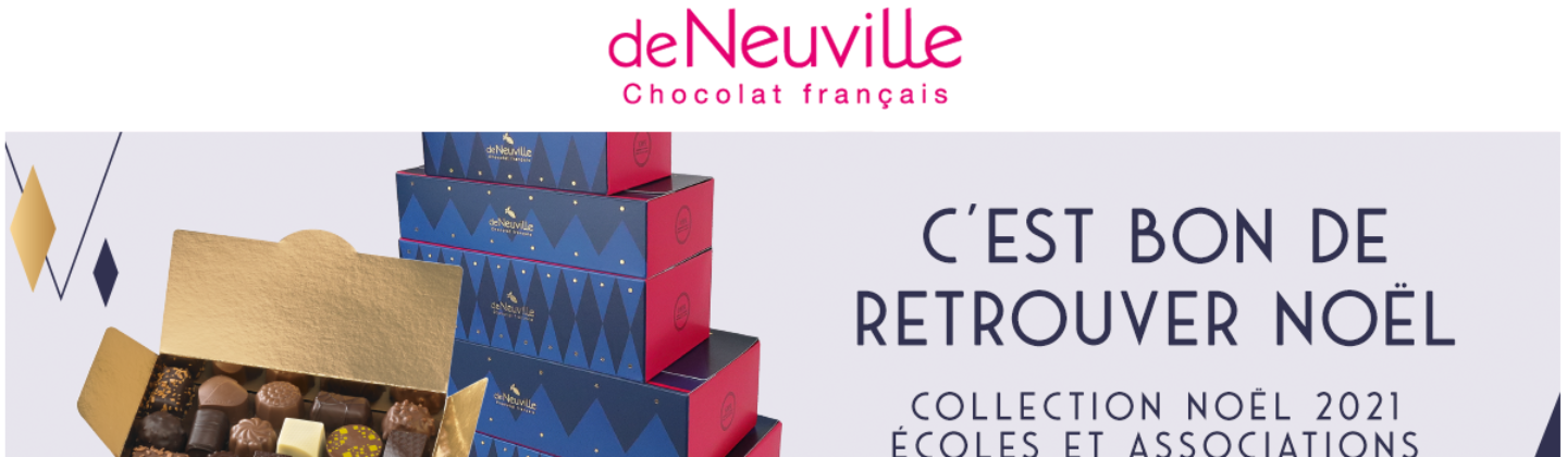 Vente de chocolats pour les fêtes de fin d’année